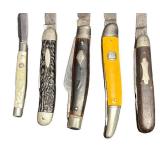 G4 - Five Vintage Pocket Knives