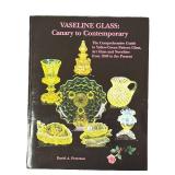 W - Trio of Vaseline Glass Reference Books