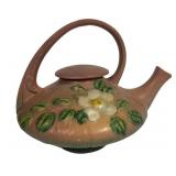 H5 - Vintage Roseville White Rose Teapot