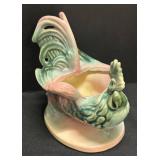 A1 - Vintage Hull Pottery Rooster Planter