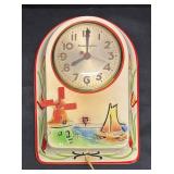 A1 - Vintage Mastercrafters Ceramic Clock by Ceramic Clock Co.