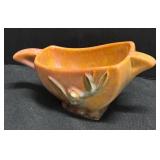 B3 - Vintage 1948 Roseville Pottery Wincraft Tea Set in the Orange Cherry Blossom Pattern.