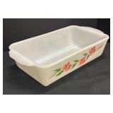 B3 - Trio of Vintage Anchor Hocking Fire King Floral Bake Dishes