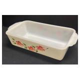 B3 - Trio of Vintage Anchor Hocking Fire King Floral Bake Dishes