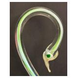 A2 - Vintage Murano-Style Stretched Glass Swan Decor
