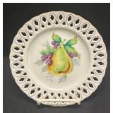 B5 - Vintage Rossetti Fruit Motif Plate with Fruit Magnets