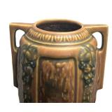 B5 - Vintage Roseville Florentine Double-Handle Vase