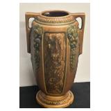 B5 - Vintage Roseville Florentine Double-Handle Vase