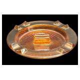 A5 - Two Vintage Carnival Glass Ashtrays