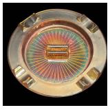 A5 - Two Vintage Carnival Glass Ashtrays
