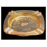 A5 - Two Vintage Carnival Glass Ashtrays