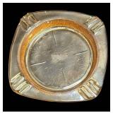 A5 - Two Vintage Carnival Glass Ashtrays