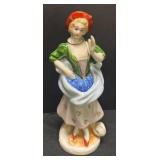 B6 - Vintage Occupied Japan Porcelain Figurines & Candle Holder