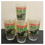 A3 - Four Kentucky Derby Mint Julep Glasses