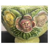 A5 - Antique Roseville Rozane Vase with Floral Relief
