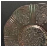 G4 - Vintage Pink Depression Glass Platter & Bowls Set