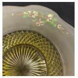 G2 - Vintage Lancaster Glass Amy Patterned Bowl