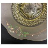 G2 - Vintage Lancaster Glass Amy Patterned Bowl