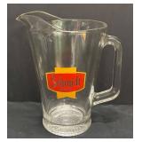 A5 - Two Vintage Schmidt Beer Glass Pitchers