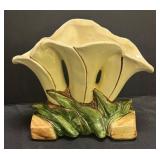 A3 - Vintage McCoy Triple Lily Vase