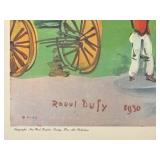 W - "Chateau and Horses" Unframed Print by Raoul Dufy