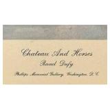 W - "Chateau and Horses" Unframed Print by Raoul Dufy