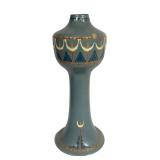 H5 - Antqiue Roseville Aztec Blue Vase