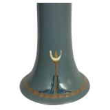 H5 - Antqiue Roseville Aztec Blue Vase