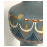 H5 - Antqiue Roseville Aztec Blue Vase