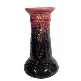 W - Vintage McCoy Brush Pottery Jardiniere Pedestal