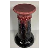 W - Vintage McCoy Brush Pottery Jardiniere Pedestal