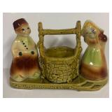 A3 - Vintage Shawnee Dutch Boy & Girl Wishing Well Planter