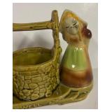 A3 - Vintage Shawnee Dutch Boy & Girl Wishing Well Planter