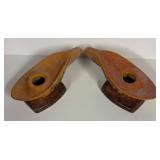 H2 - Vintage Roseville Wincraft Candle Holder