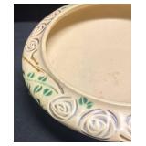K6 - Vintage Roseville Velmoss Scroll Console Bowl