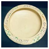 K6 - Vintage Roseville Velmoss Scroll Console Bowl