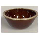 K6 - Vintage McCoy Brown Drip Glaze Pottery Bowl, Pitcher & Soup Mugs