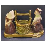 E4 - Vintage Shawnee & Morton Pottery Planters Mixed Lot of 4