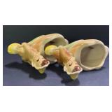 E4 - Vintage Shawnee & Morton Pottery Planters Mixed Lot of 4