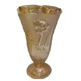 E4 - Vintage Jeannette Glass Iris & Herringbone Floragold Louisa Carnival Glass Mixed Lot