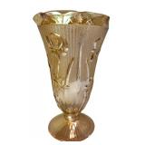 E4 - Vintage Jeannette Glass Iris & Herringbone Floragold Louisa Carnival Glass Mixed Lot
