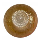 E4 - Vintage Jeannette Glass Iris & Herringbone Floragold Louisa Carnival Glass Mixed Lot