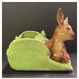 E3 - Vintage Shawnee & McCoy Deer Planters Mixed Lot