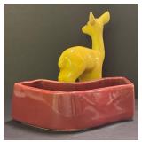 E3 - Vintage Shawnee & McCoy Deer Planters Mixed Lot