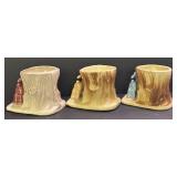 E3 - Vintage Shawnee & McCoy Deer Planters Mixed Lot