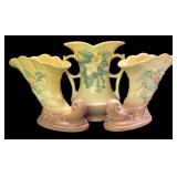 E2 - Vintage Hull Pottery Wild Flower Vases