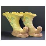 E2 - Vintage Hull Pottery Wild Flower Vases