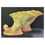 E2 - Vintage Hull Pottery Wild Flower Vases