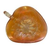 C4 - Vintage Fenton & Dugan Marigold Carnival Glass Basket, Vase & Bonbon Dish