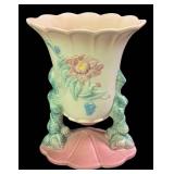 C4 - Vintage Hull Pottery Bowknot & Woodland Vase Mixed Lot